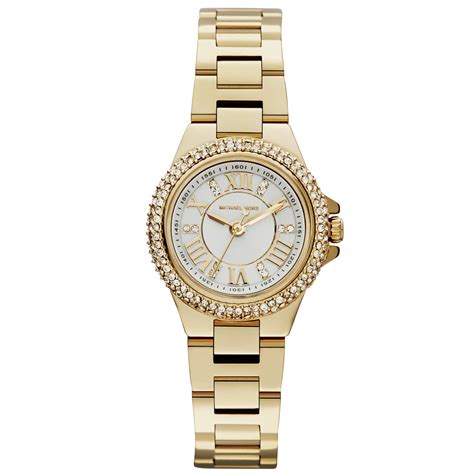 michael kors watch petite camille|Michael Kors camille watch gold.